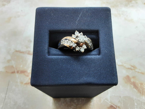 Women's Ring - Yellow Gold 10k (.417) 5.2 grams Size 20