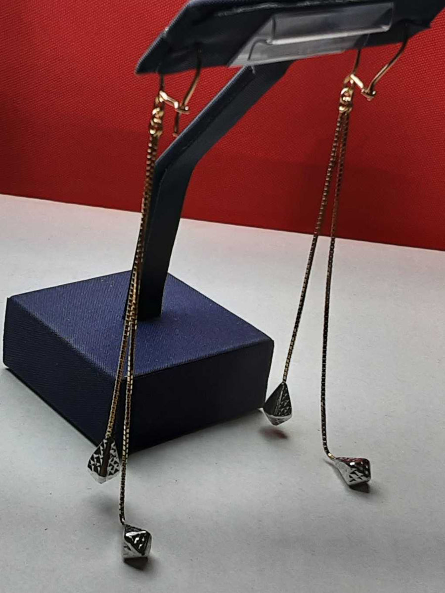Earrings - Yellow Gold 14k (.585) 2.4 grams