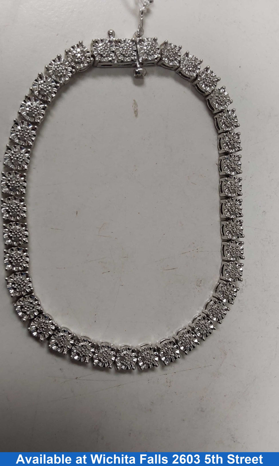 Tennis Bracelet - Silver 10.1 grams 7 inch