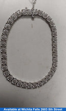 Tennis Bracelet - Silver 10.1 grams 7 inch