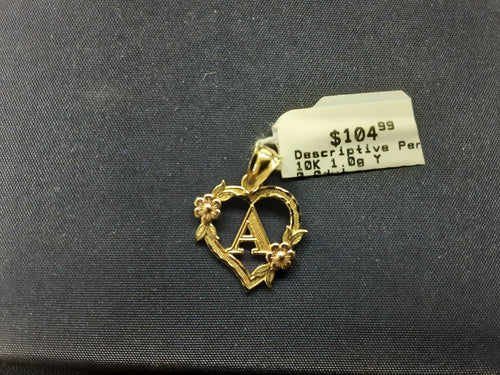 Pendant - Yellow Gold 10k (.417) 1 grams