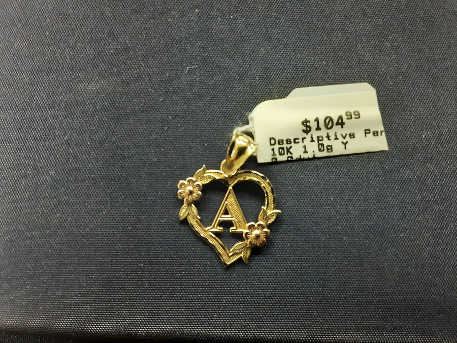 Pendant - Yellow Gold 10k (.417) 1 grams