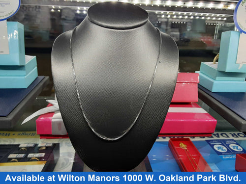 Box Chain - White Gold 14k (.585) 4 grams 22 inch