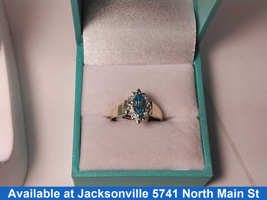 Women's Ring - Yellow Gold 10k (.417) 1.5 grams Size 6.5