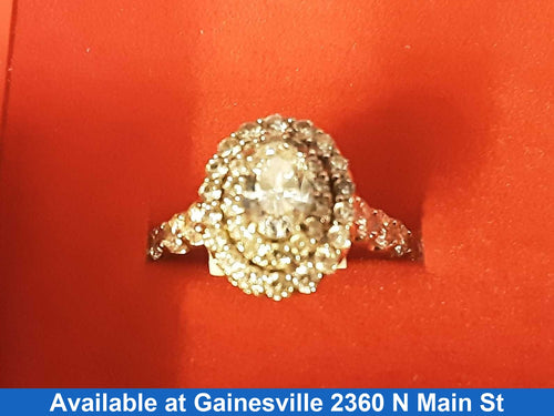 Women's Ring - White Gold 14k (.585) 4.3 grams Size 7.5