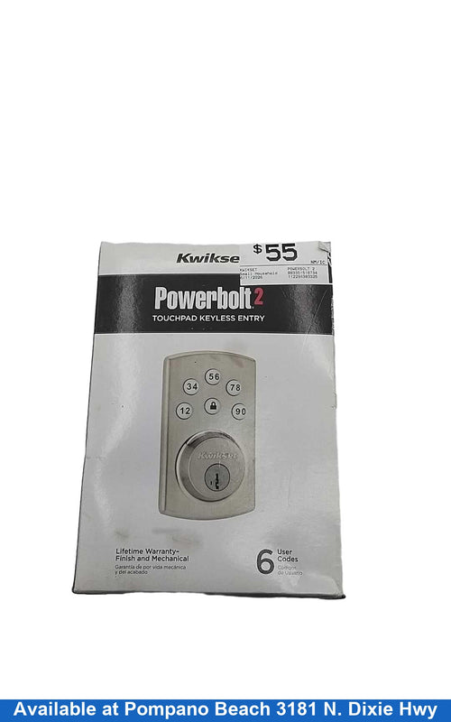 Kwikset Powerbolt 2 Silver Other Household Appliance