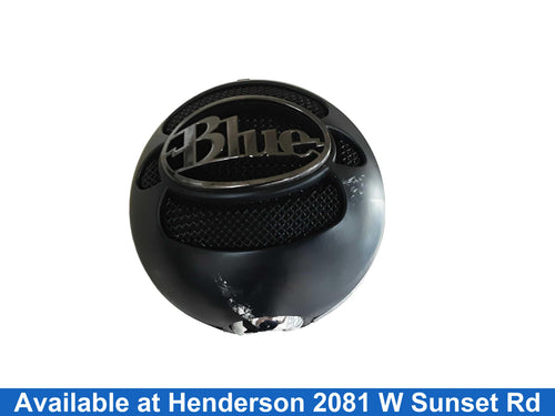 Blue Snowball Black Corded Microphone