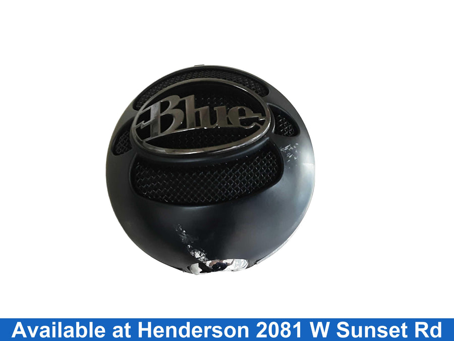 Blue Snowball Black Corded Microphone
