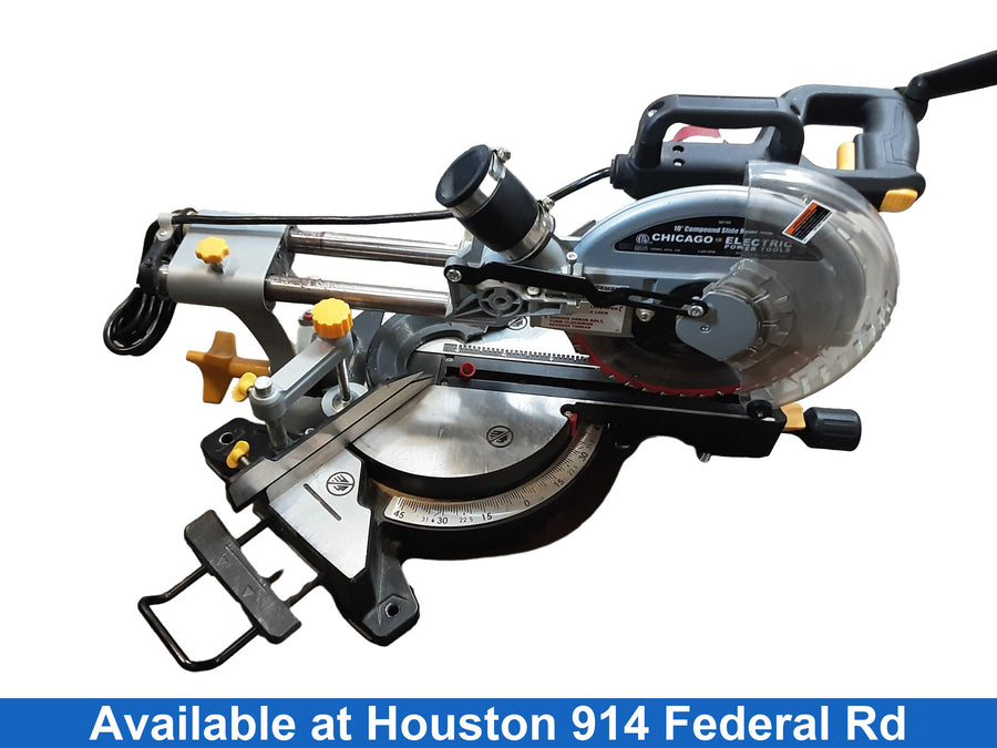 Chicago Electric 56708 Red Corded Slide Saw