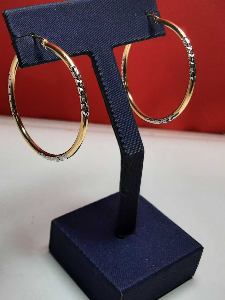 Bangle Earrings - Yellow Gold 14k (.585) 2.3 grams