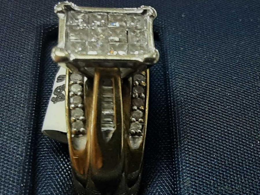 Women's Ring - Yellow Gold 10k (.417) 4.6 grams Size 20