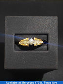 Ring - Wedding Set - Yellow Gold 14k (.585) 4.3 grams Size 20