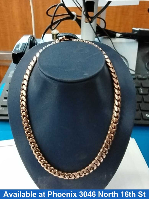 Cuban Link Chain - Rose Gold 10k (.417) 100 grams 26 inch