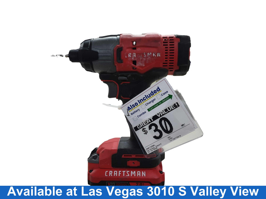 Craftsman Red Cordless Impact Drill