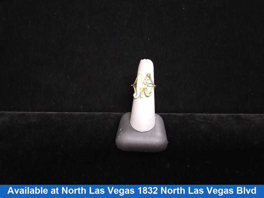 Women's Ring - Yellow Gold 10k (.417) 2.5 grams Size 7
