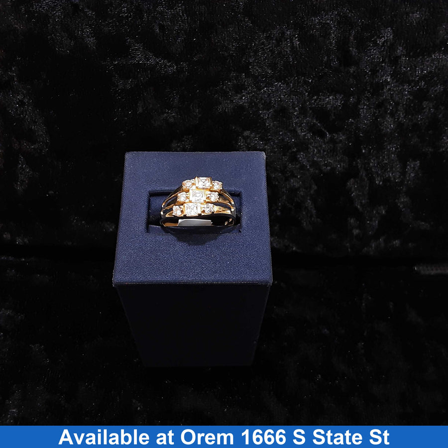Women's Ring - Yellow Gold 14k (.585) 3.9 grams Size 10