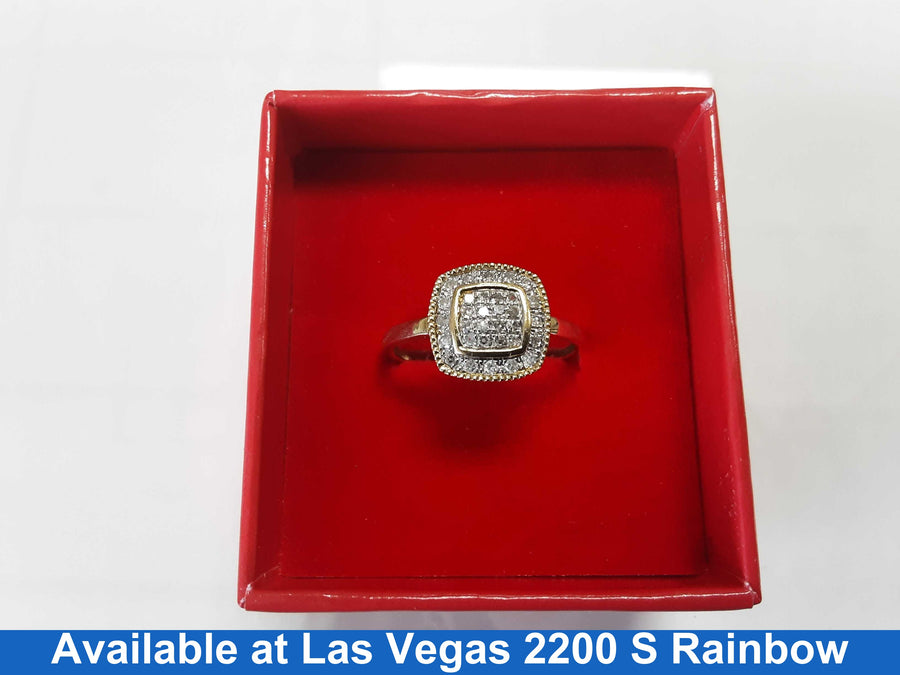 Women's Ring - Yellow Gold 10k (.417) 2.3 grams Size 8.5