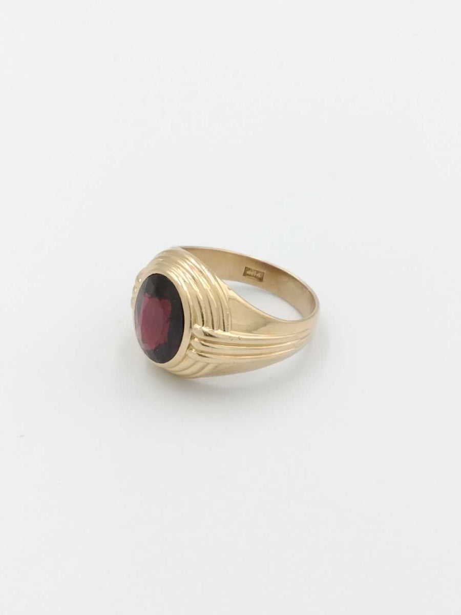Men's Ring - Yellow Gold 14k (.585) 8.3 grams Size 10