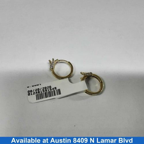 Shrimp Earrings - Yellow Gold 14k (.585) 1.9 grams