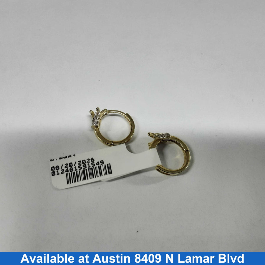 Shrimp Earrings - Yellow Gold 14k (.585) 1.9 grams