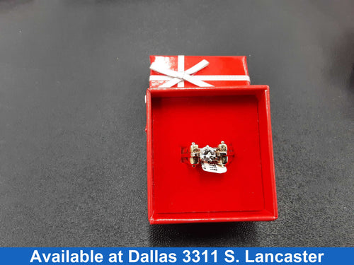 Ring - Engagement Set - Yellow Gold 14k (.585) 8.3 grams Size 7