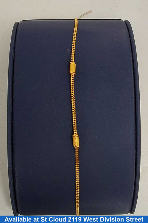 Bead Bracelet - Yellow Gold 22k (.917) 3.56 grams 8 inch