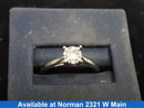 Women's Ring - Solitaire - White Gold 10k (.417) 2.3 grams Size 7