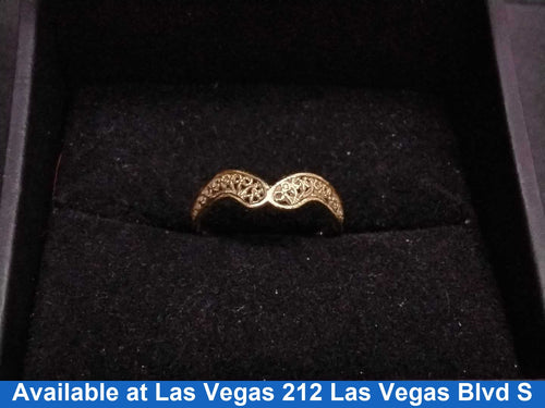 Women's Ring - Yellow Gold 14k (.585) 1.1 grams Size 20