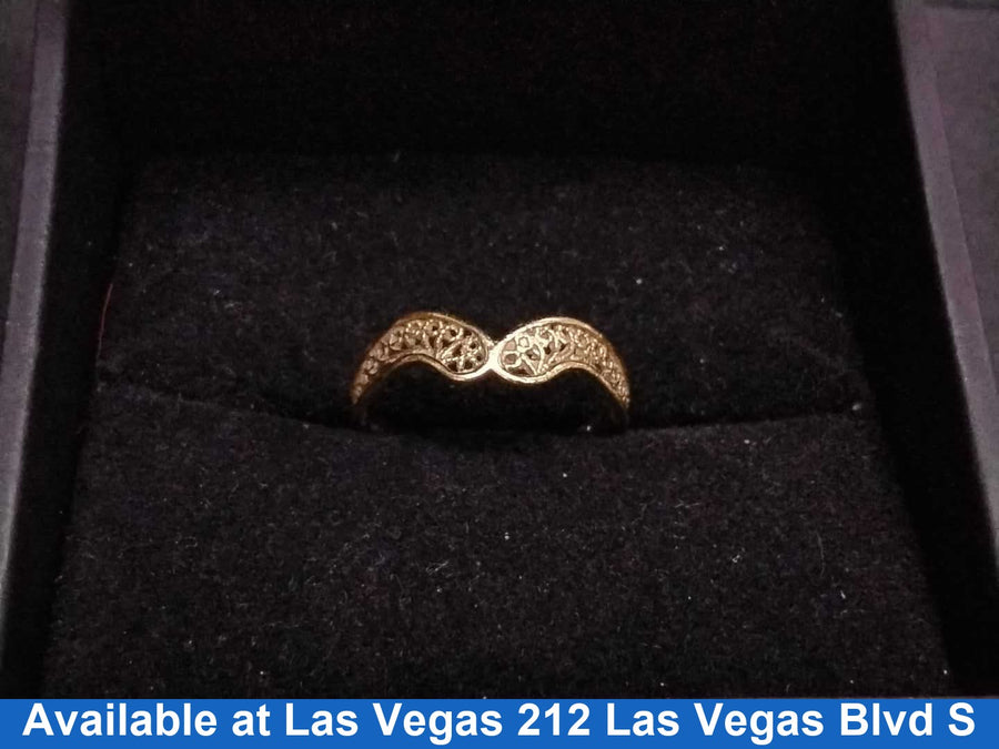 Women's Ring - Yellow Gold 14k (.585) 1.1 grams Size 20
