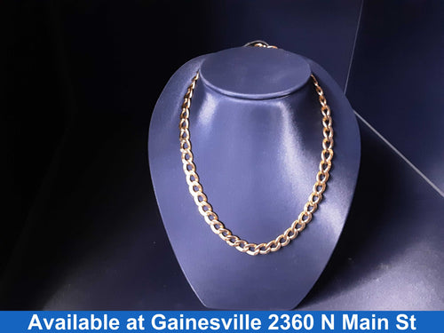Cuban Link Chain - Yellow Gold 10k (.417) 27.2 grams 26 inch