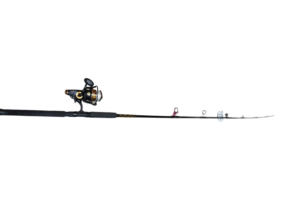 Penn 01g19bk Black Fishing Rod & Reel Combo