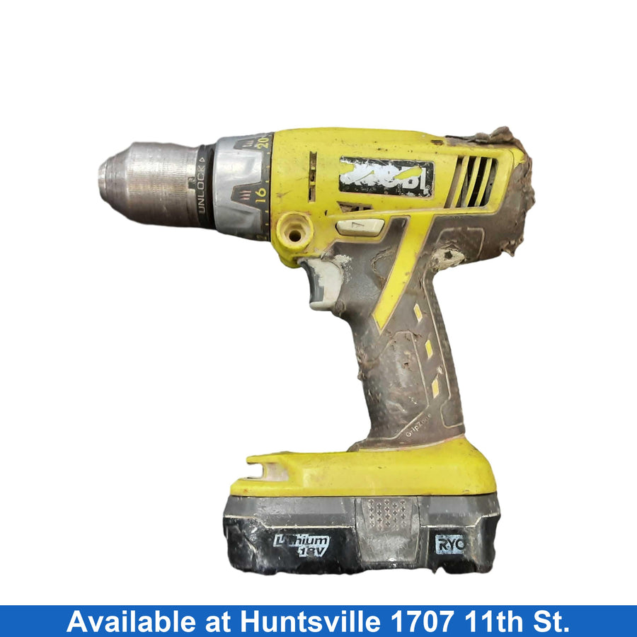 Ryobi P213 Green Cordless Standard Drill