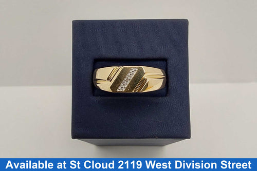 Men's Ring - Yellow Gold 10k (.417) 3.27 grams Size 13