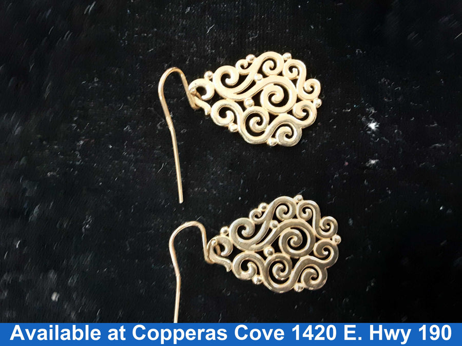 Filigree Earrings - Yellow Gold 14k (.585) 8.4 grams