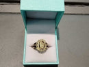 Women's Ring - Yellow Gold 10k (.417) 3.8 grams Size 20