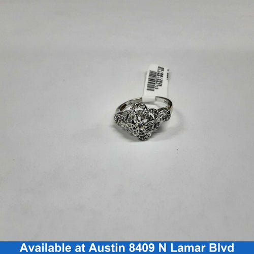 Women's Ring - White Gold 10k (.417) 3.2 grams Size 7