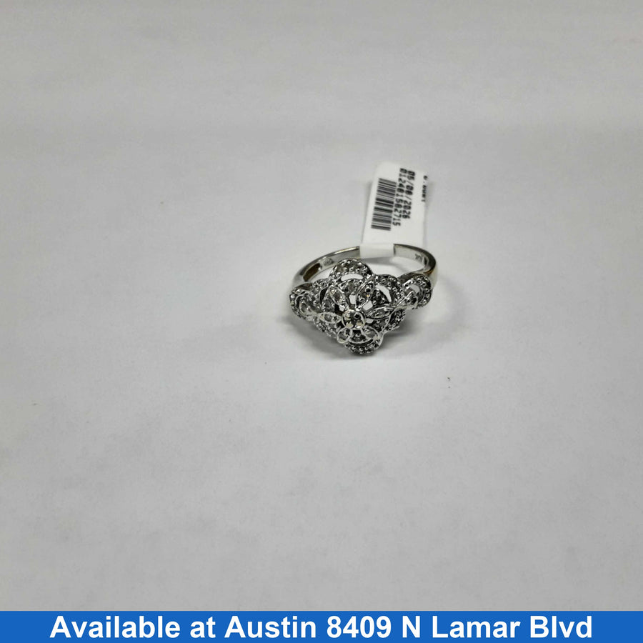 Women's Ring - White Gold 10k (.417) 3.2 grams Size 7