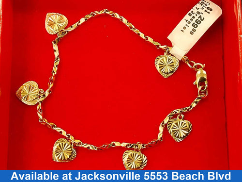 Bracelet - Yellow Gold 18k (.750) 7.2 grams 7 inch