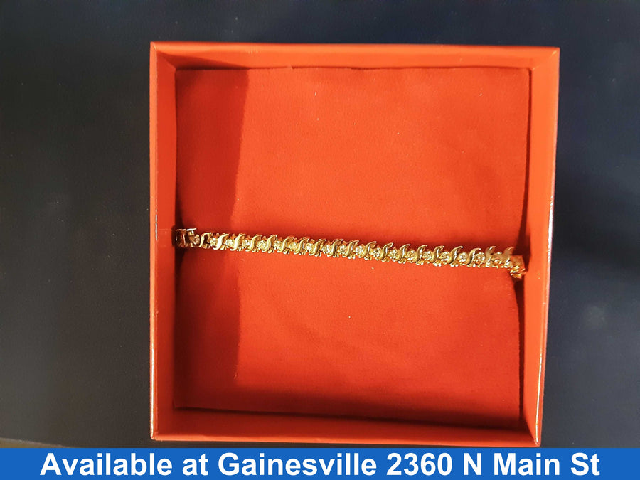 Tennis Bracelet - Yellow Gold 10k (.417) 11.4 grams 7 inch