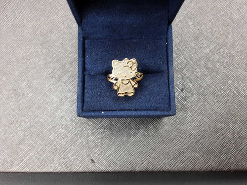 Women's Ring - Yellow Gold 10k (.417) 2.4 grams Size 5