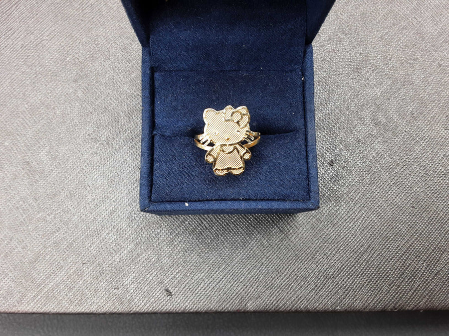 Women's Ring - Yellow Gold 10k (.417) 2.4 grams Size 5