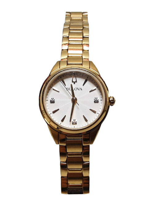 Bulova 97p150 Gold Regular Watch