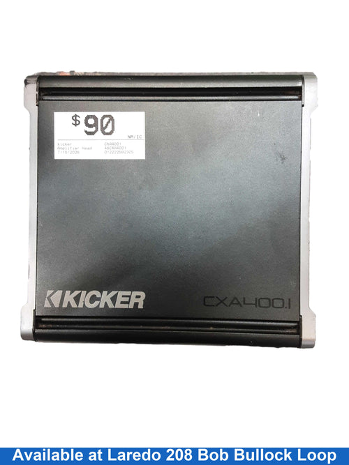 Kicker Cxa4001 Black Generic Amplifier Head