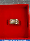 Ring - Wedding Band - Yellow Gold 14k (.585) 5.7 grams Size 7.5