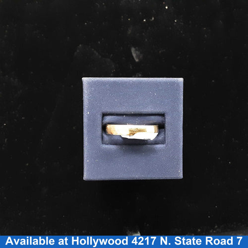 Ring - Wedding Band - Yellow Gold 10k (.417) 2.3 grams Size 7.5