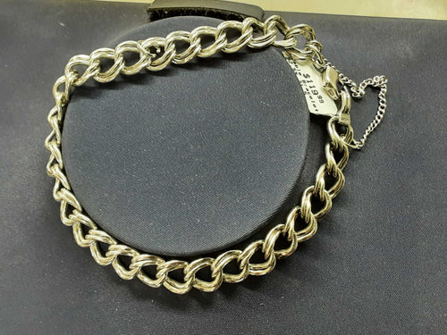 Cable Bracelet - Silver 21.5 grams 8 inch