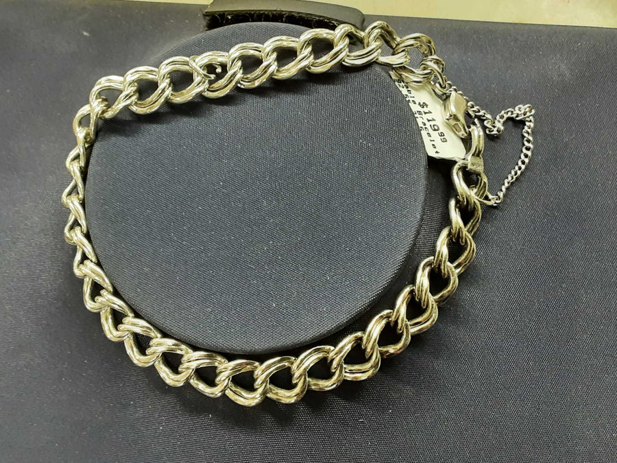 Cable Bracelet - Silver 21.5 grams 8 inch
