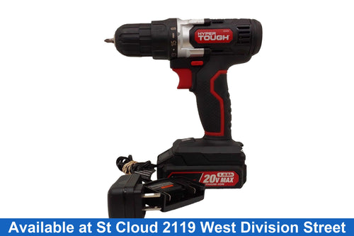 Hyper Tough Drill Black Cordless Screw Gun