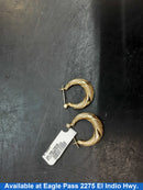 Hoop Earrings - Yellow Gold 14k (.585) 1.7 grams