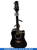 Takamine Ef341c Black Acoustic Classic Guitar